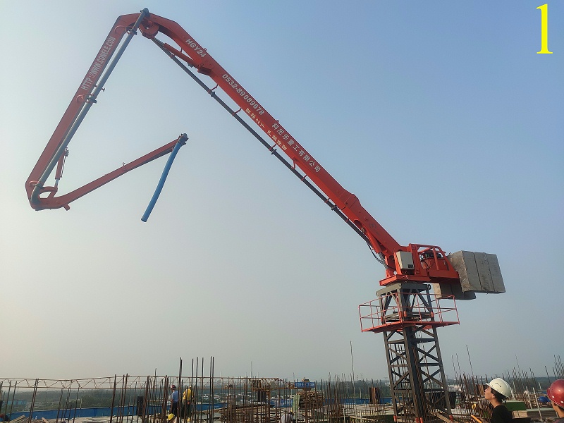 科尼樂重工電梯井內(nèi)爬式液壓布料機